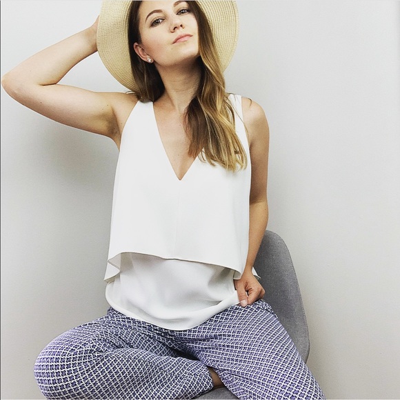 INTERMIX Tops - Intermix White Tank Top